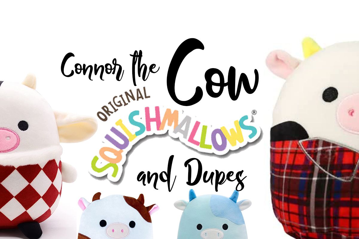 Connor the Cow Squishmallow Dupes: Just as Cute, Easier to Find!