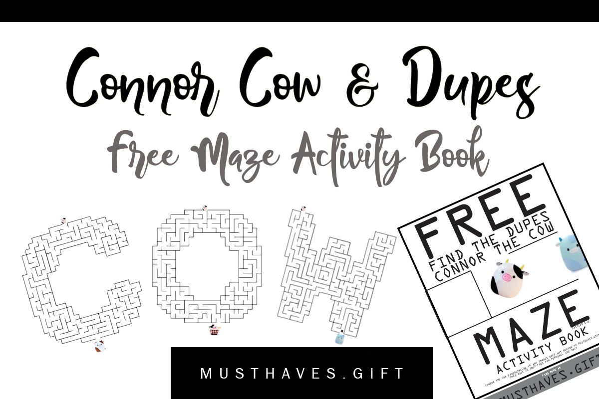 Free: Connor The Cow Squishamllow and Dupe Maze