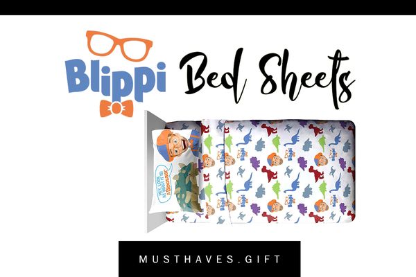 Sleep in Style with Blippi Bed Sheets, Throw Pillows, and Blankets!