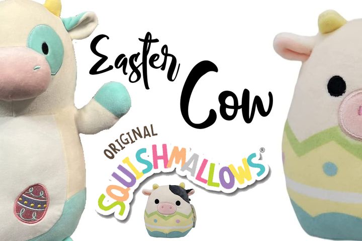 Easter Cow Squishmallow