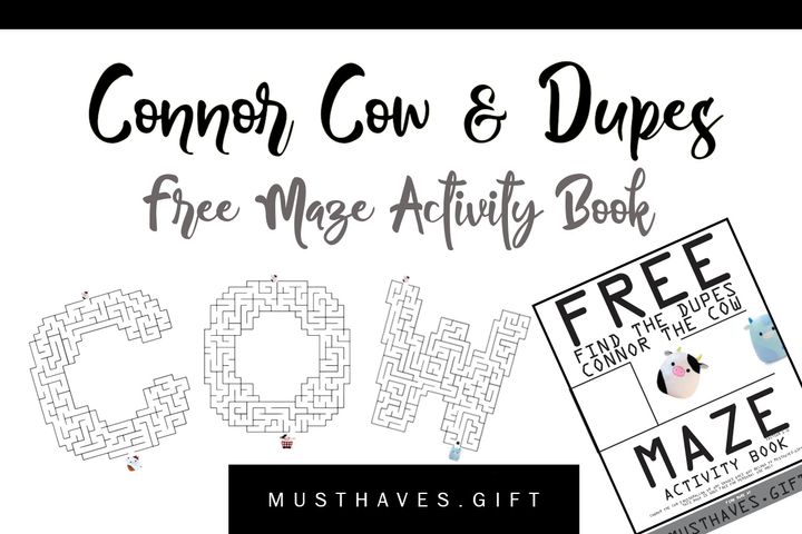 Free: Connor The Cow Squishamllow and Dupe Maze